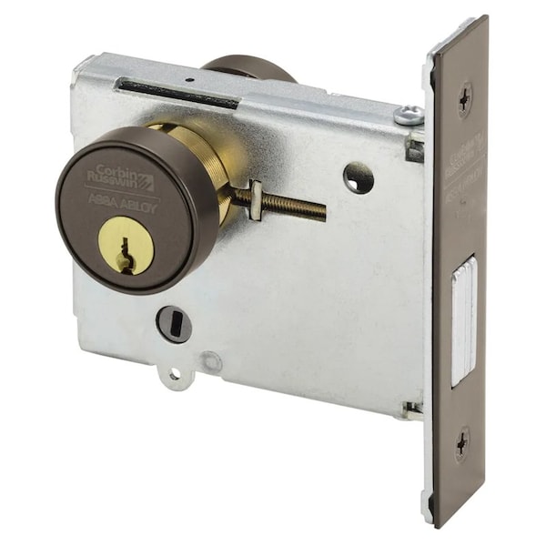 Mortise, Double Cylinder, 613 Oil-Rubbed Dark Bronze, 2-3/4 Backset, Keyed Random
